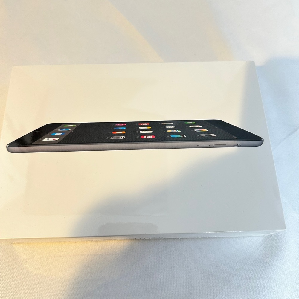 Apple Tablet with Black Display and Silver Trim